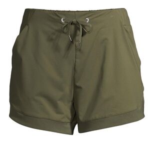 Women's Active Walking Short. Color: Olive branch.